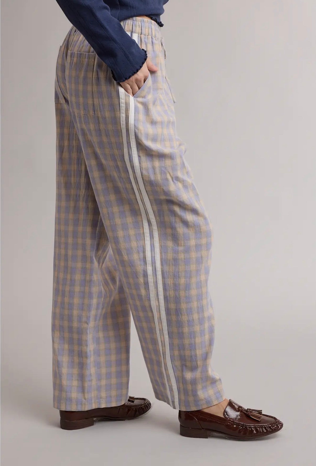 poppy gingham trousers