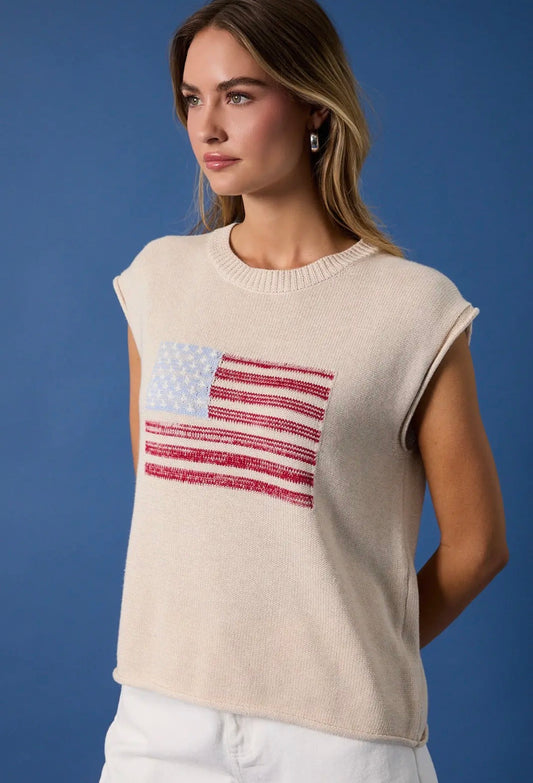 americana knit vest