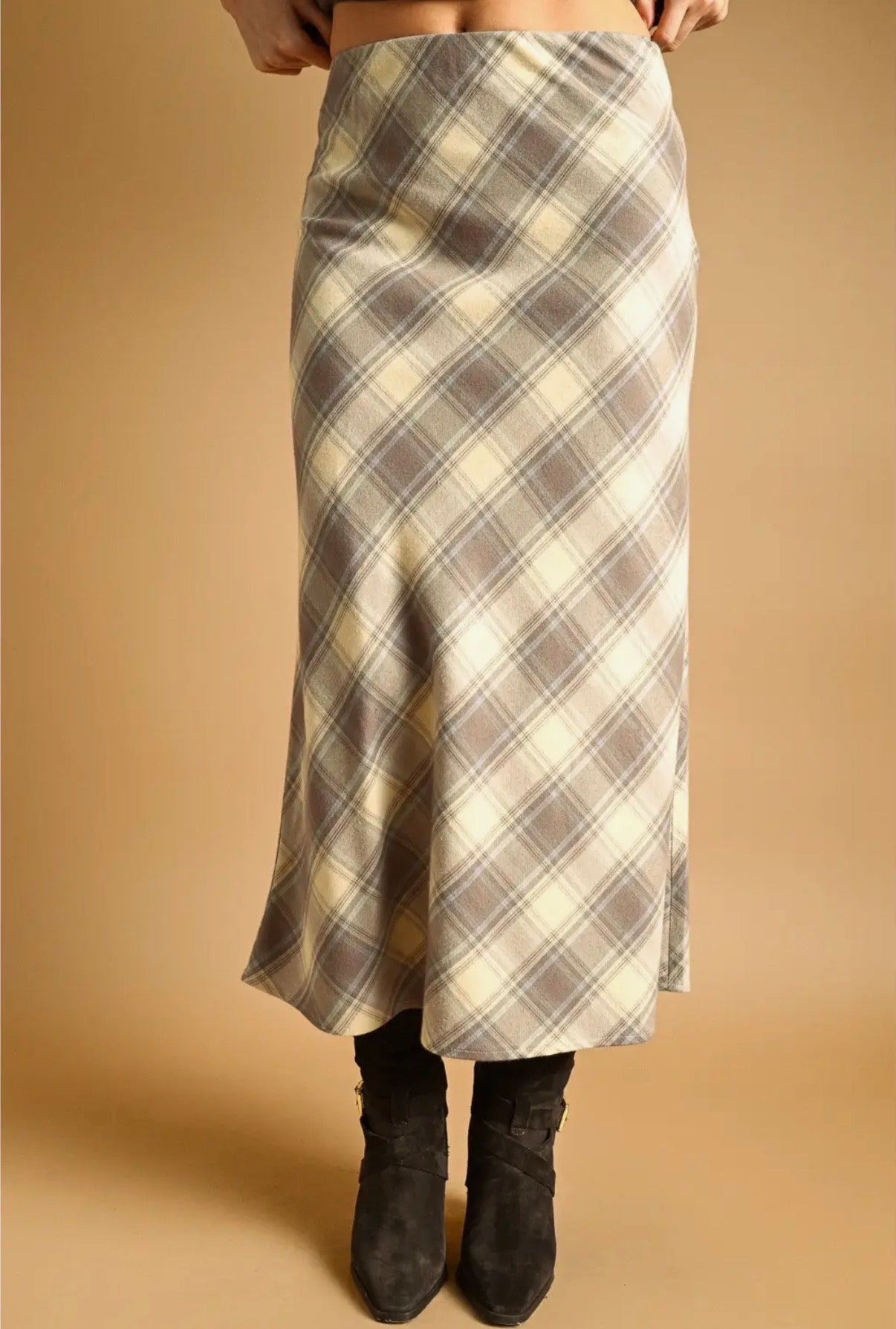 oaklee plaid skirt