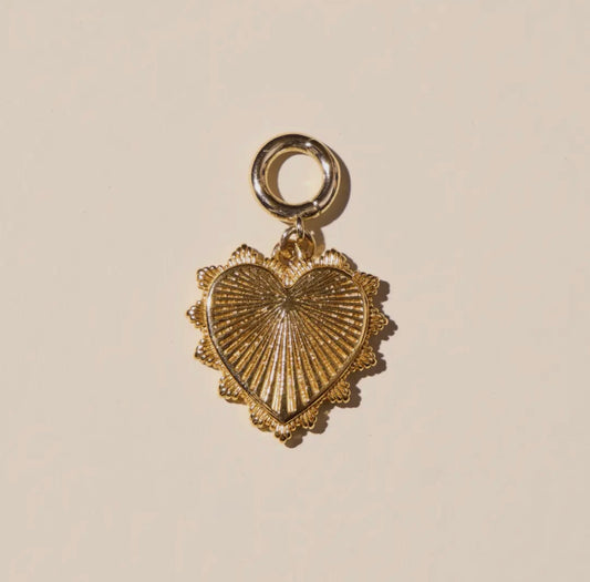 navy sunburst bandanna necklace