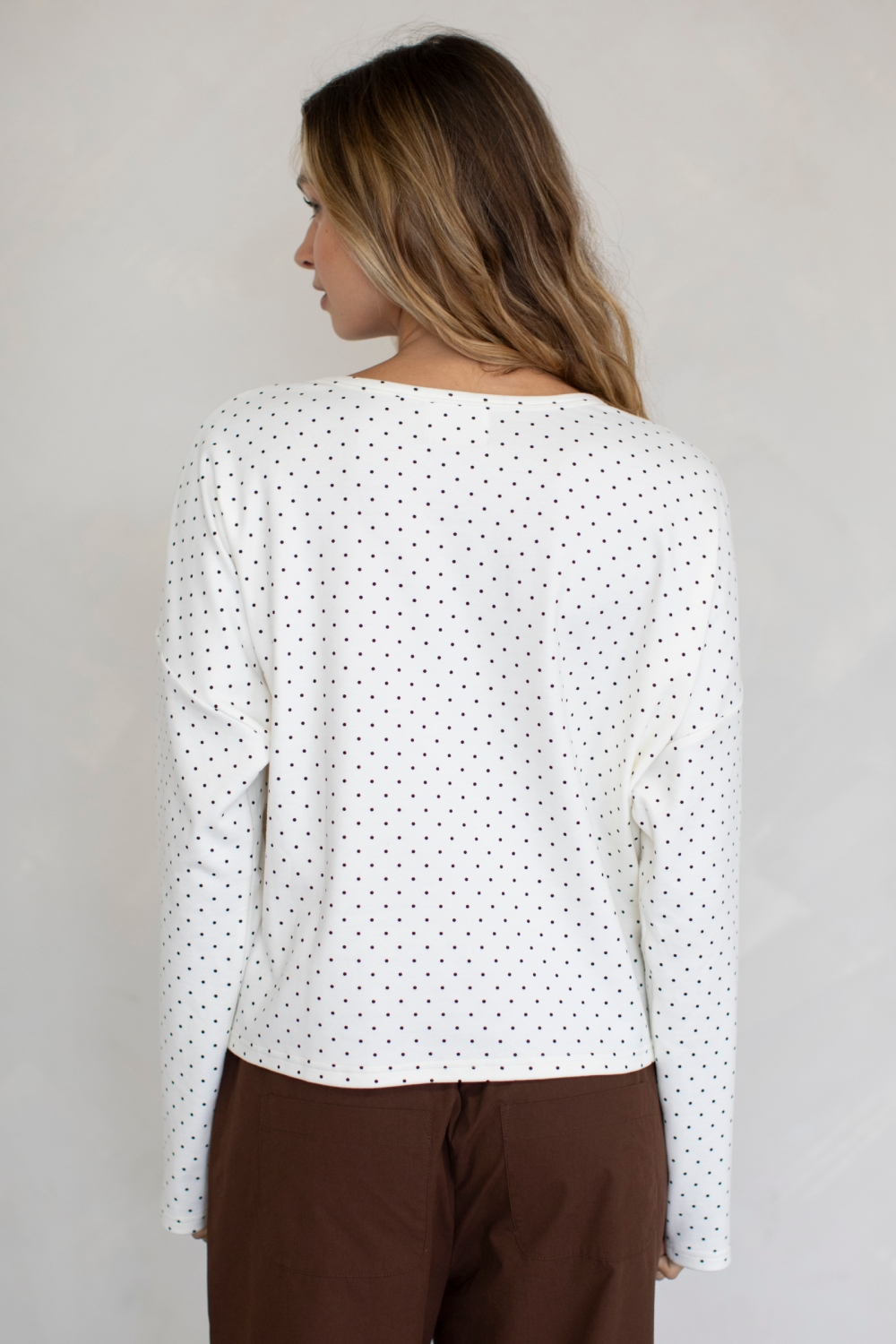 bailey polka dot cardigan