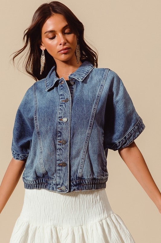 denim button up