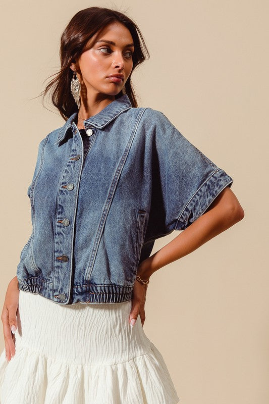 denim button up