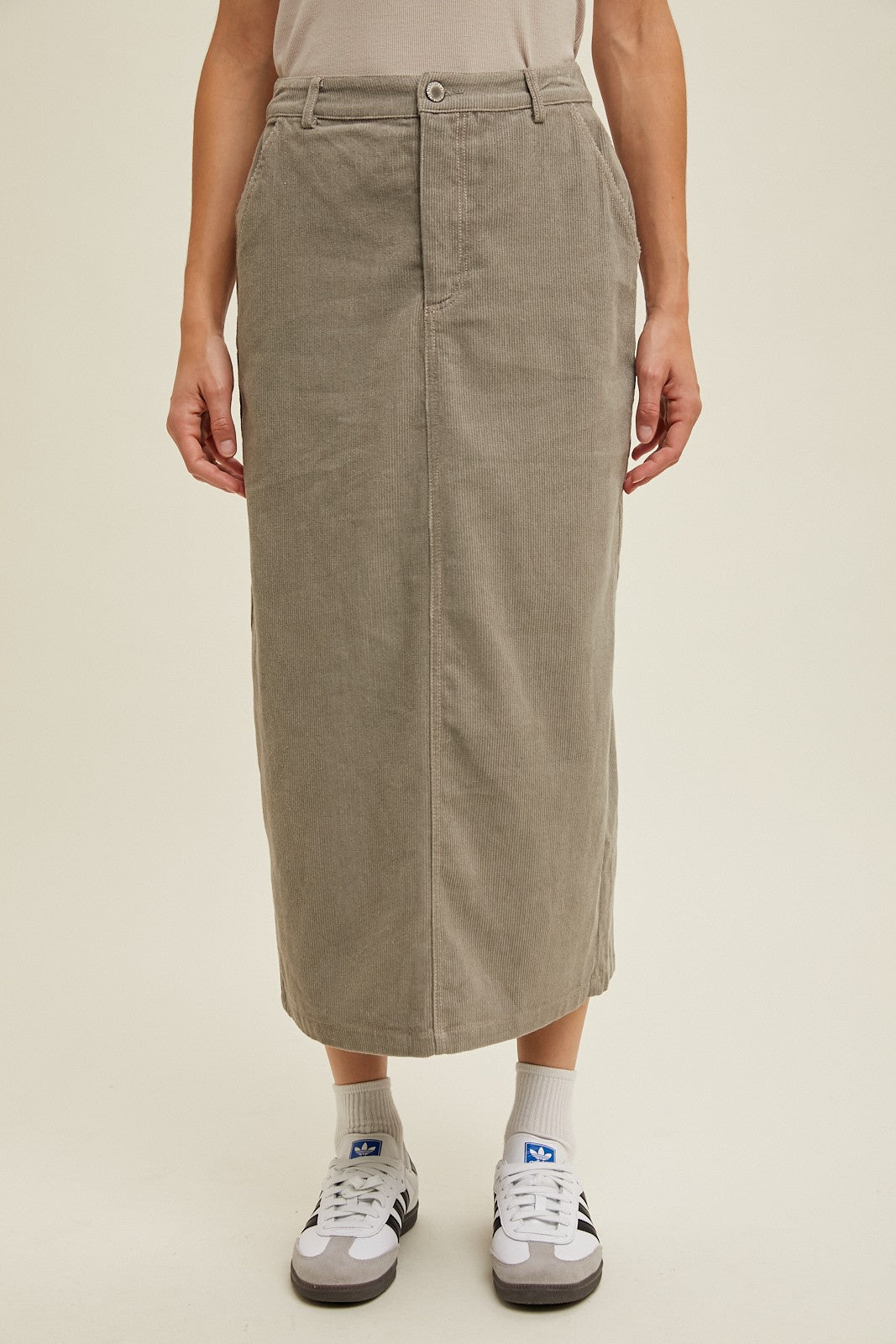 stone maxi skirt