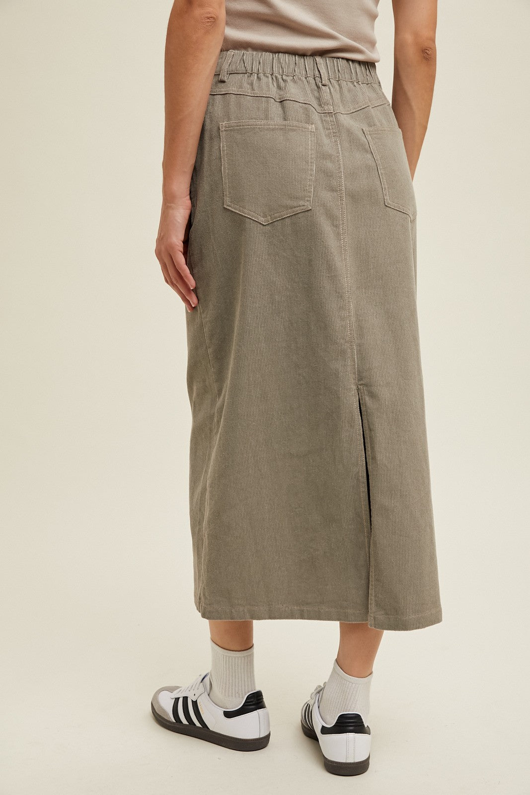 stone maxi skirt