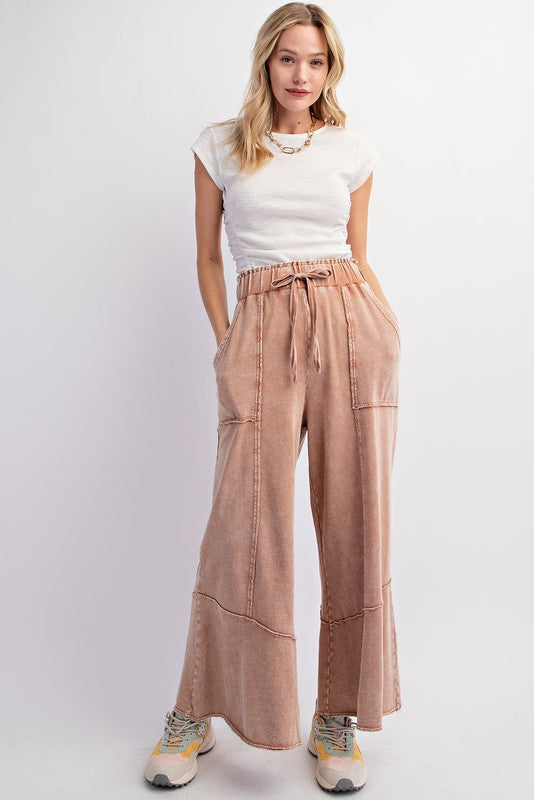 cappuccino wide leg pants