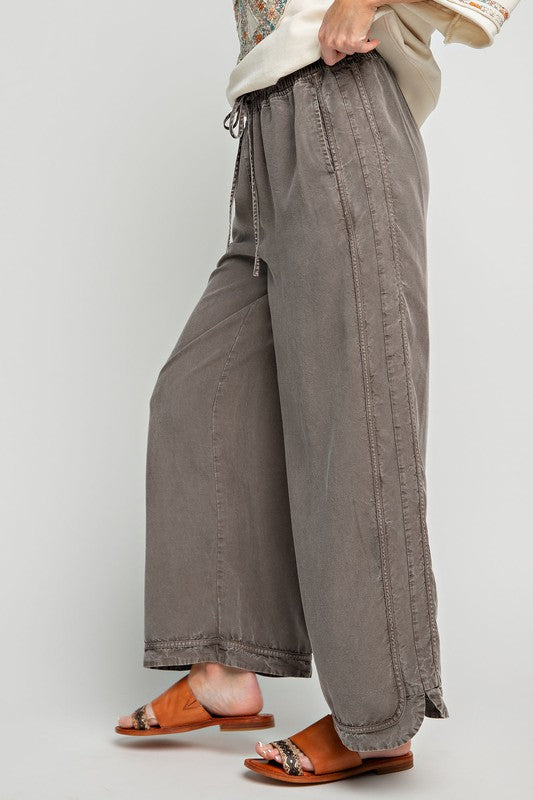 stone mineral wash pants