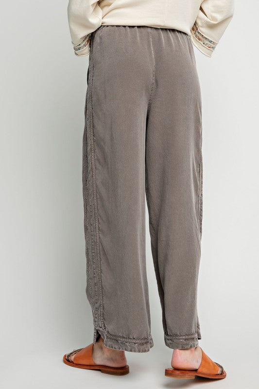 stone mineral wash pants