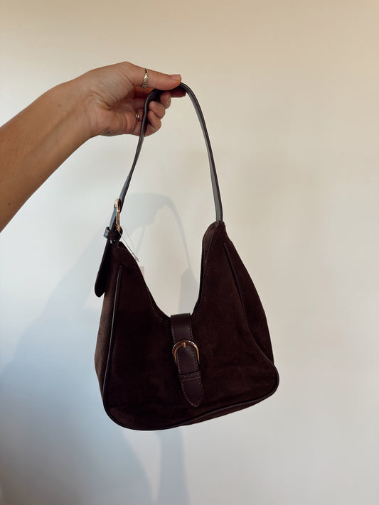 suede shoulder bag