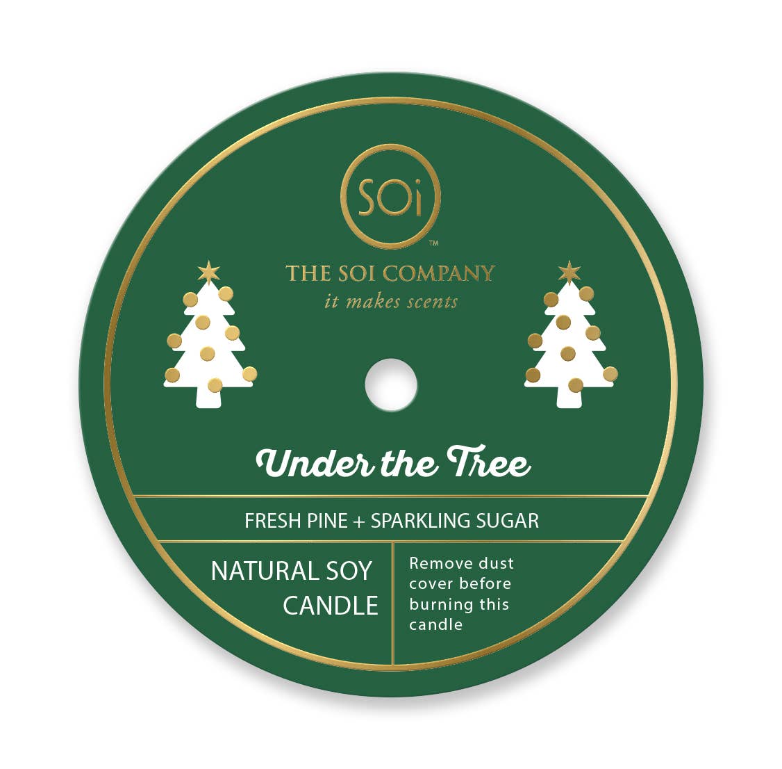 Tree &  Gift  12oz  Icon Candle