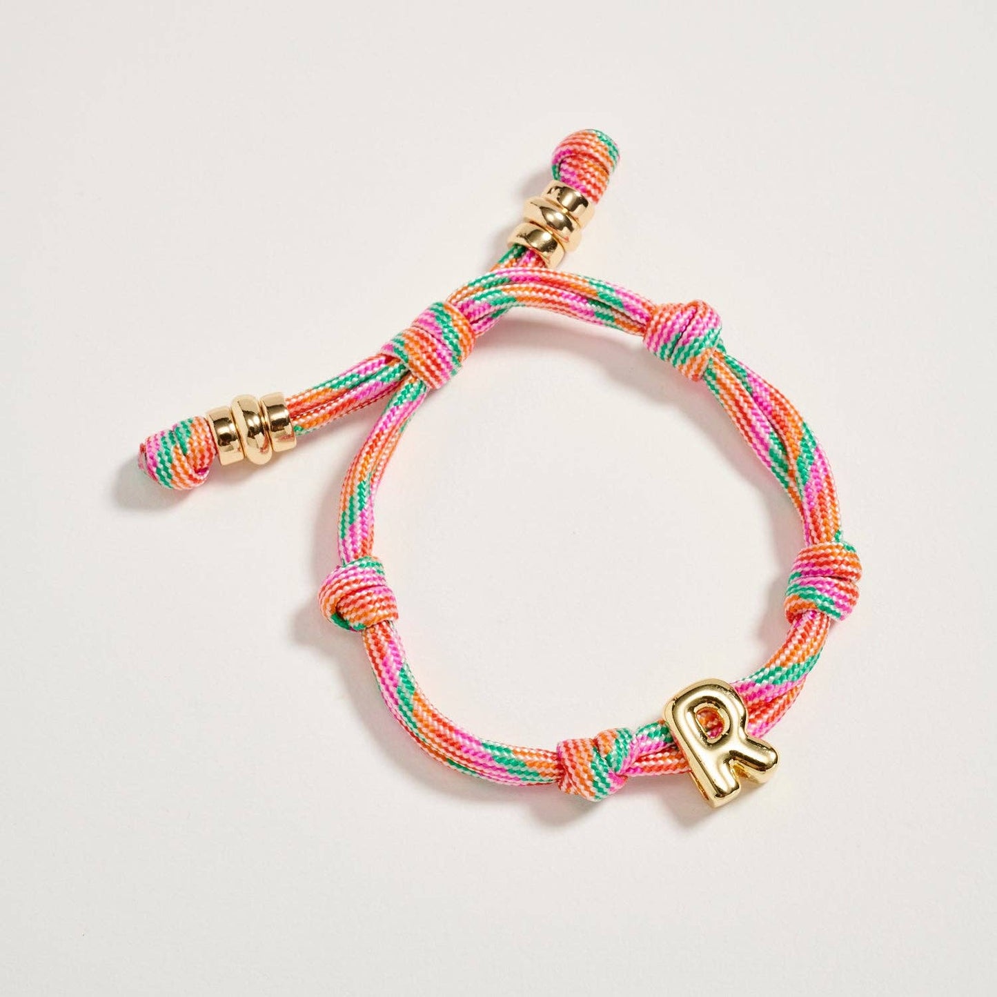lucky letter bracelet