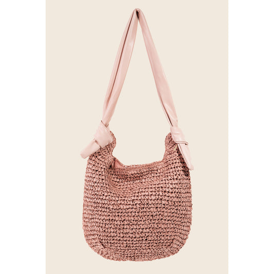 braided blush tote