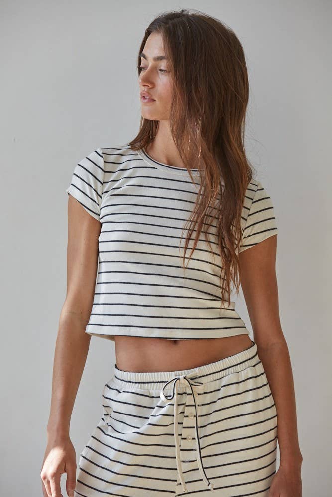 harbor striped tee