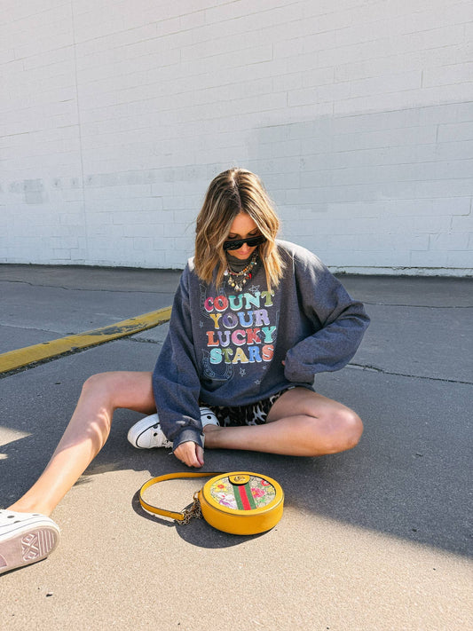 count your lucky stars sweatshirt