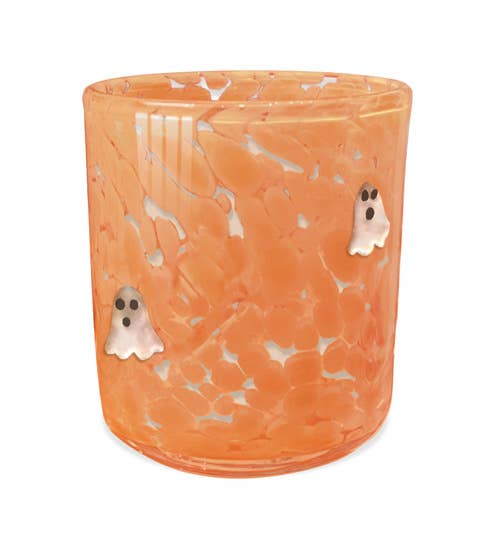 Ghost  Icon Confetti Halloween Candle