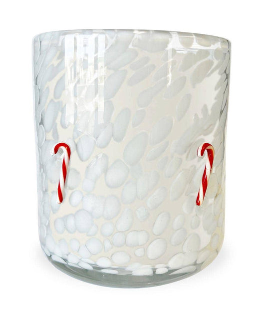 candy cane holiday confetti icon candle