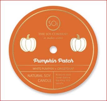 Pumpkin Patch Confetti Candle