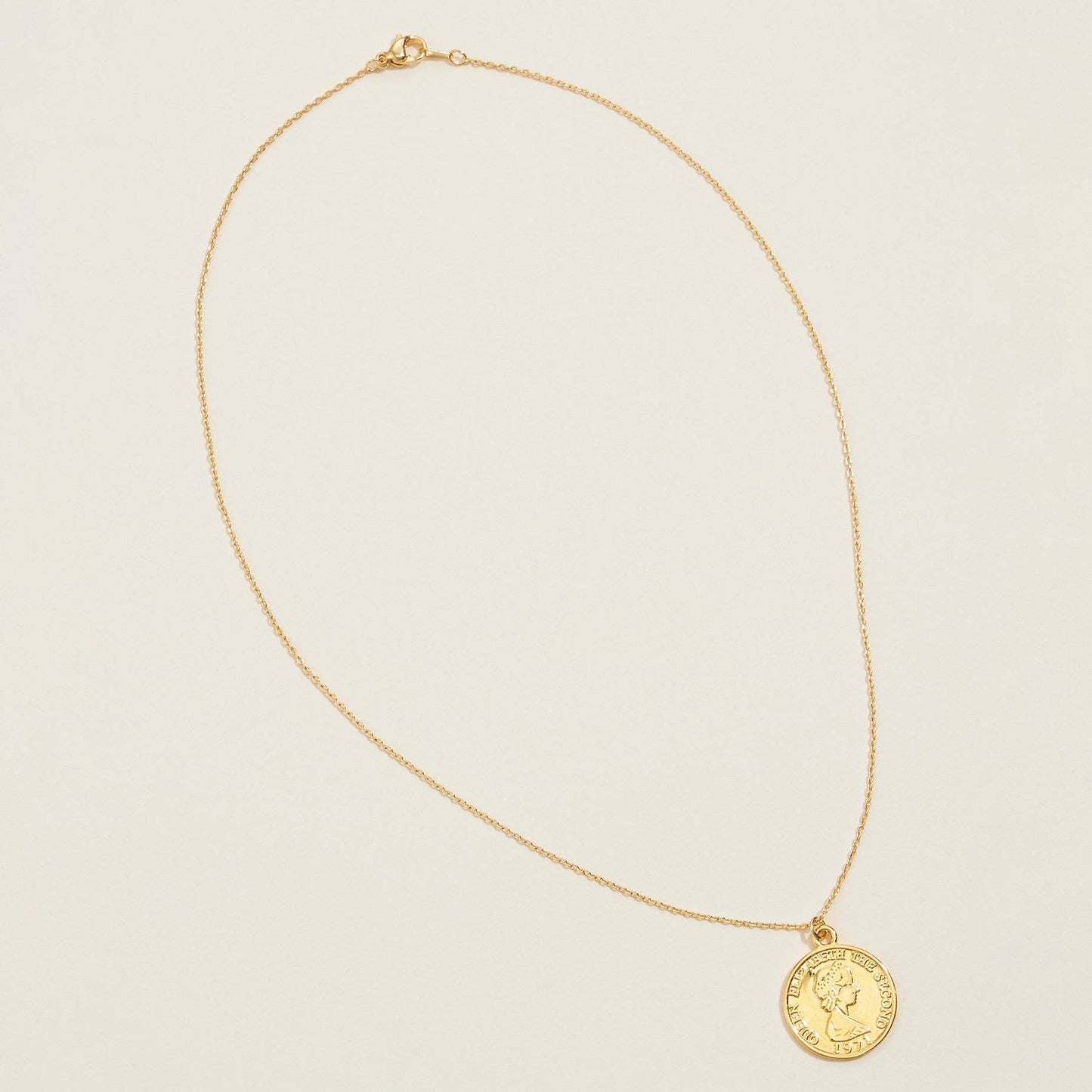 coin pendant necklace