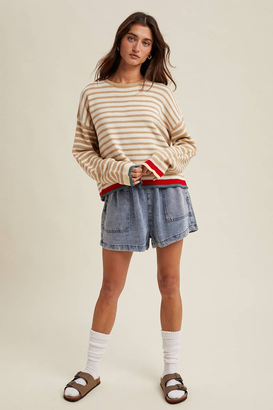 tomie striped sweater