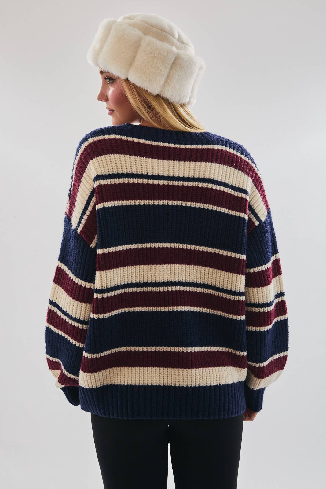 harlow striped knit sweater