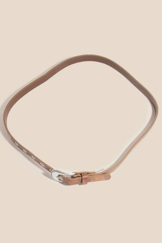 Simple Faux Leather Belt