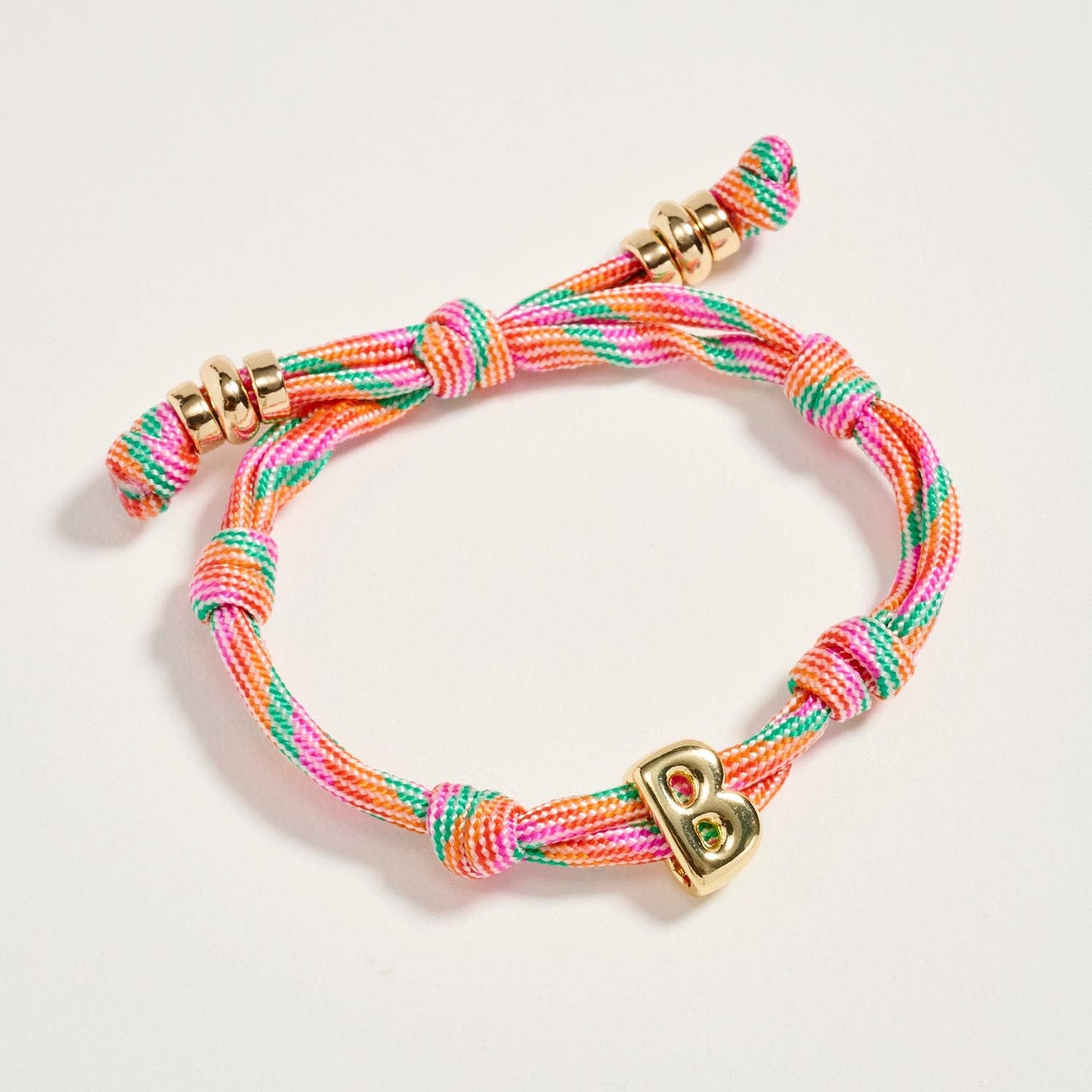 lucky letter bracelet