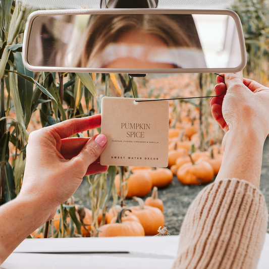 Pumpkin Spice Hanging Air Freshener - Fall Decor