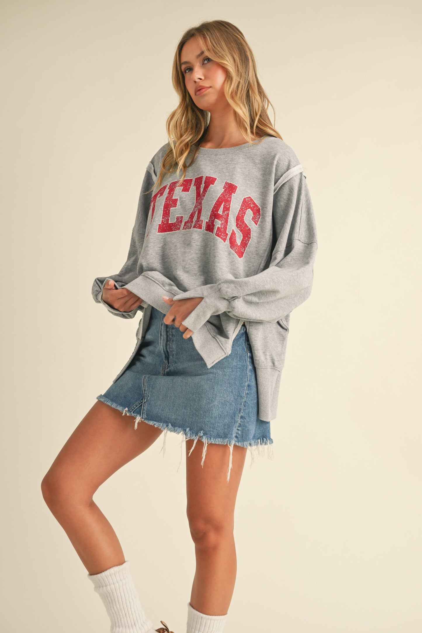 texas graphic crewneck