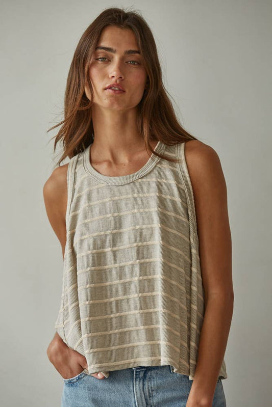 sophia ribbed tank