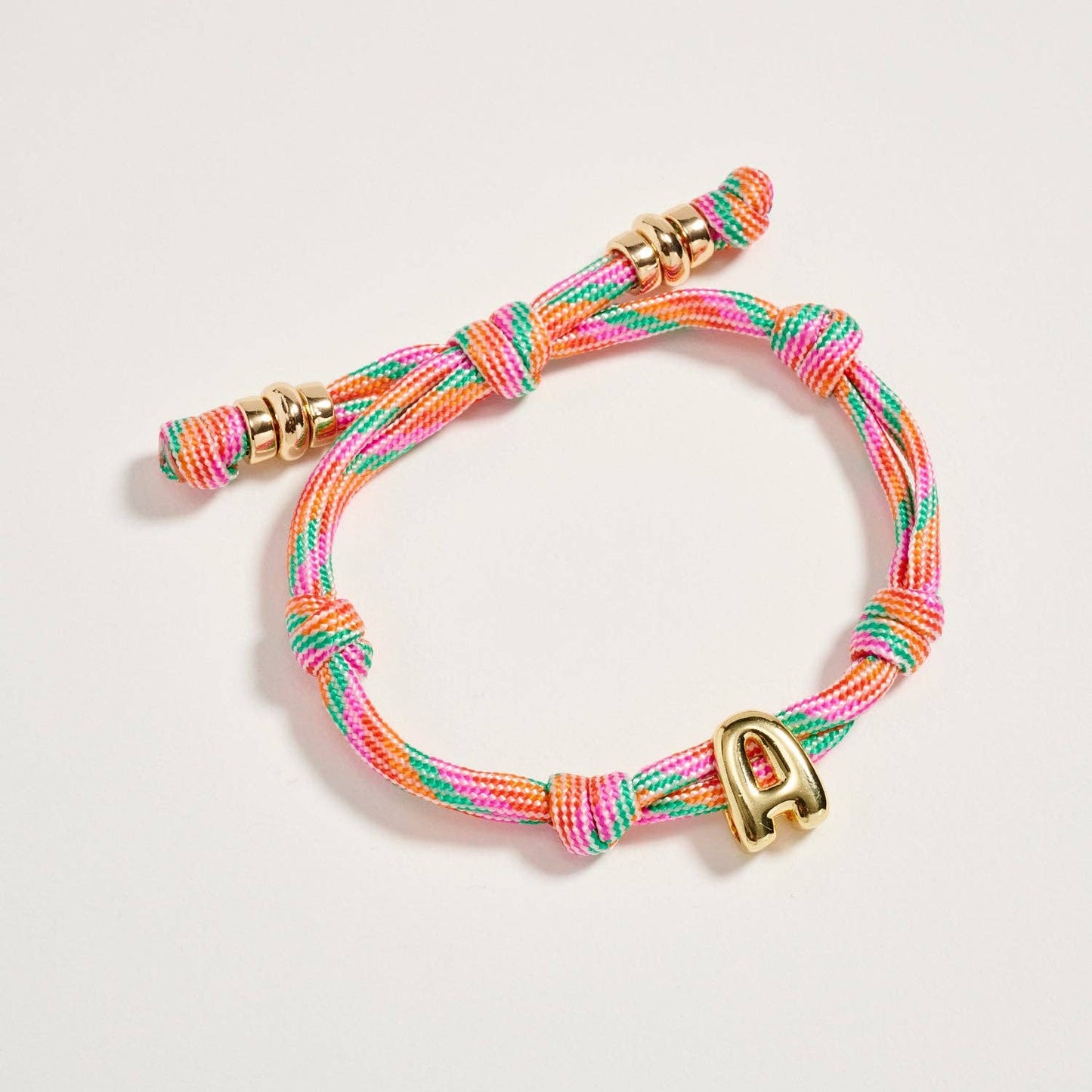 lucky letter bracelet