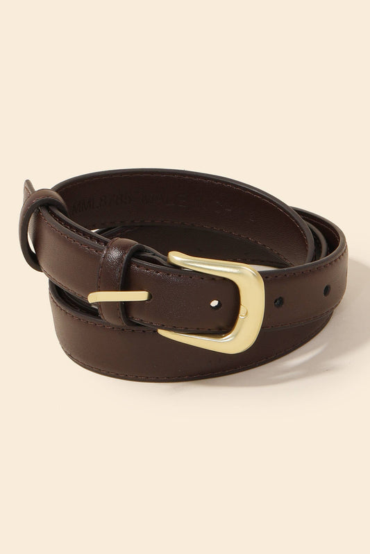 Leather Medium Brown Belt