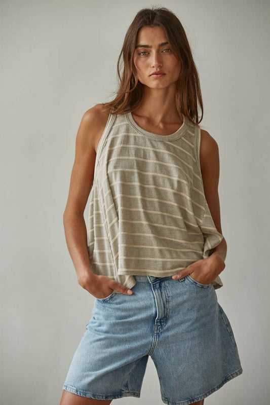 sophia ribbed tank