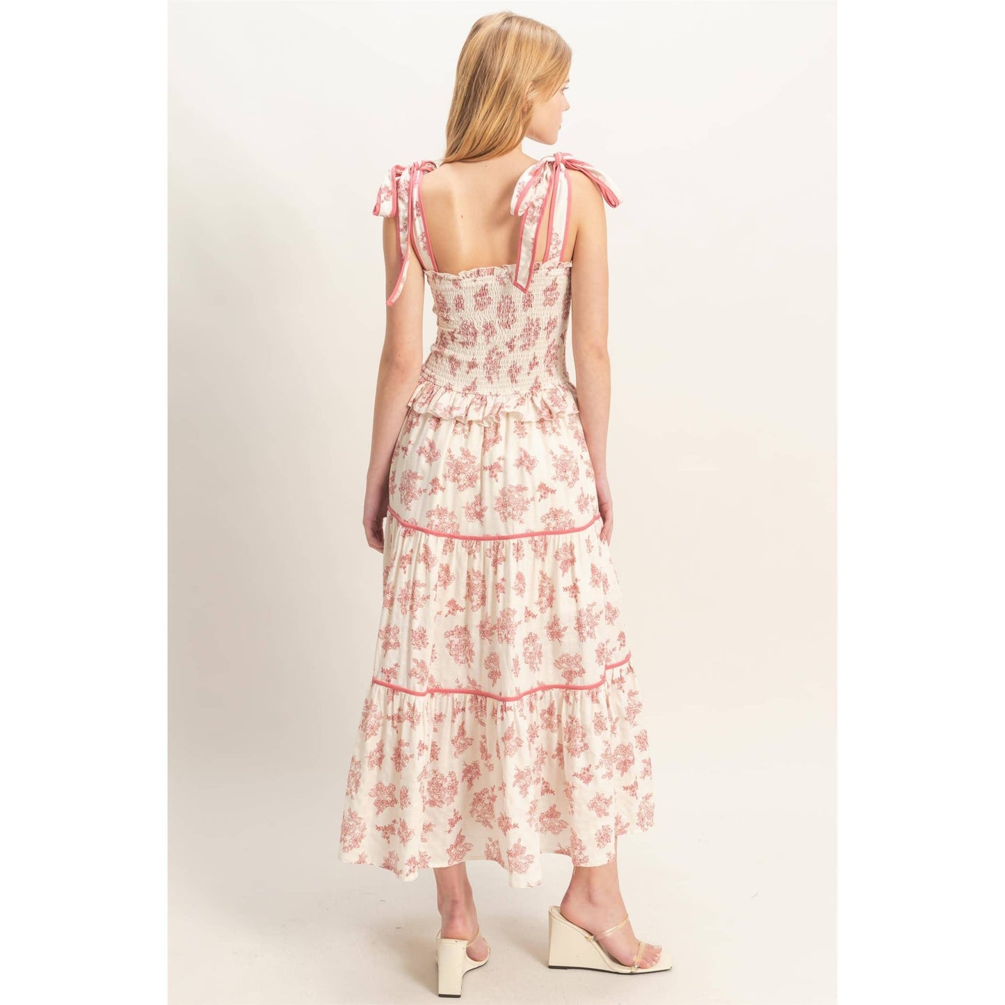 floral tiered sundress