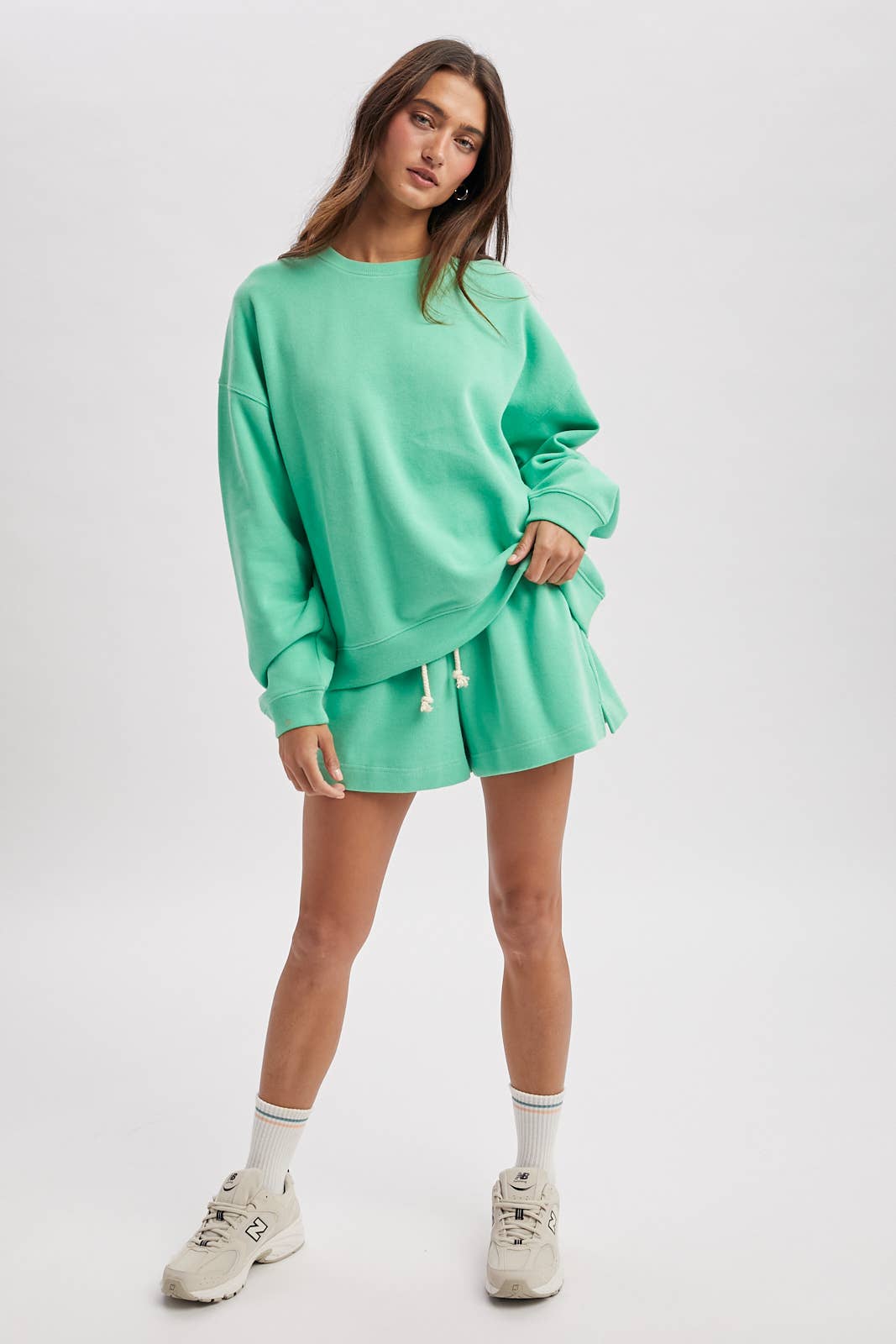 seafoam dream sweat shorts