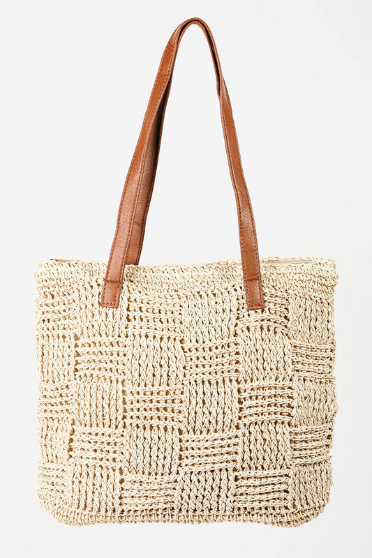 Straw Weaved Tote Bag