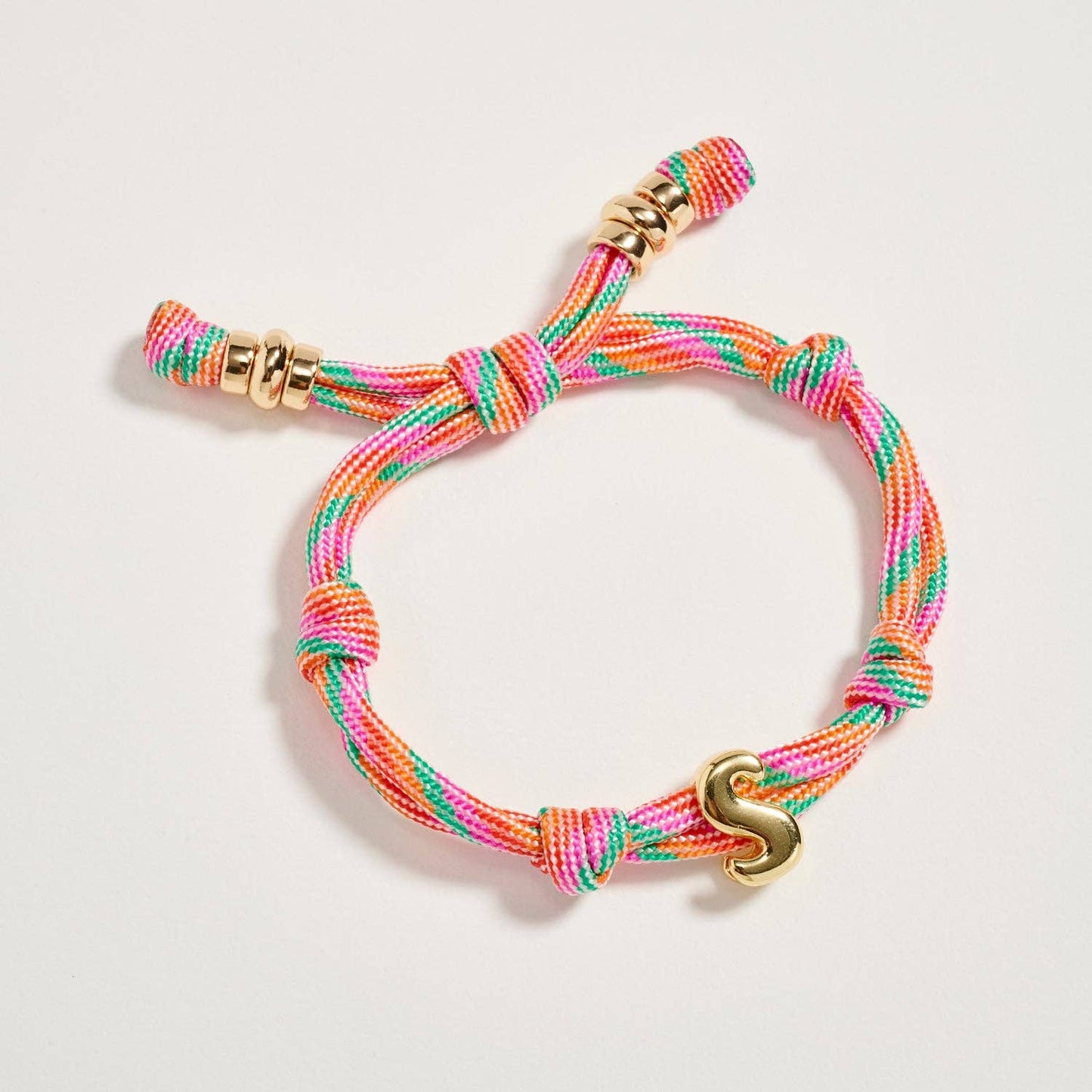 lucky letter bracelet