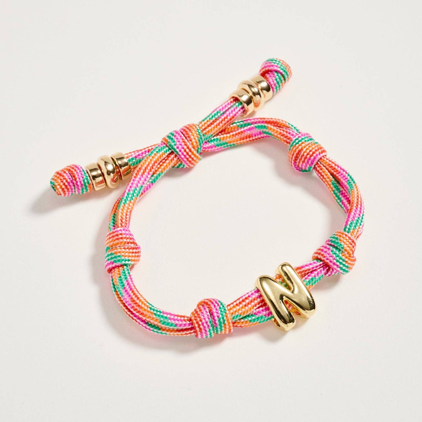 lucky letter bracelet