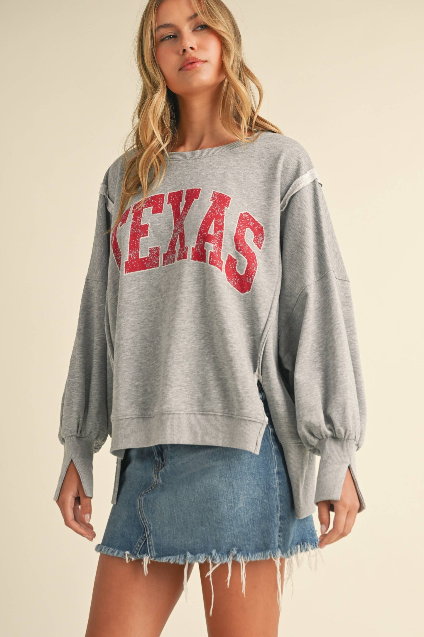 texas graphic crewneck